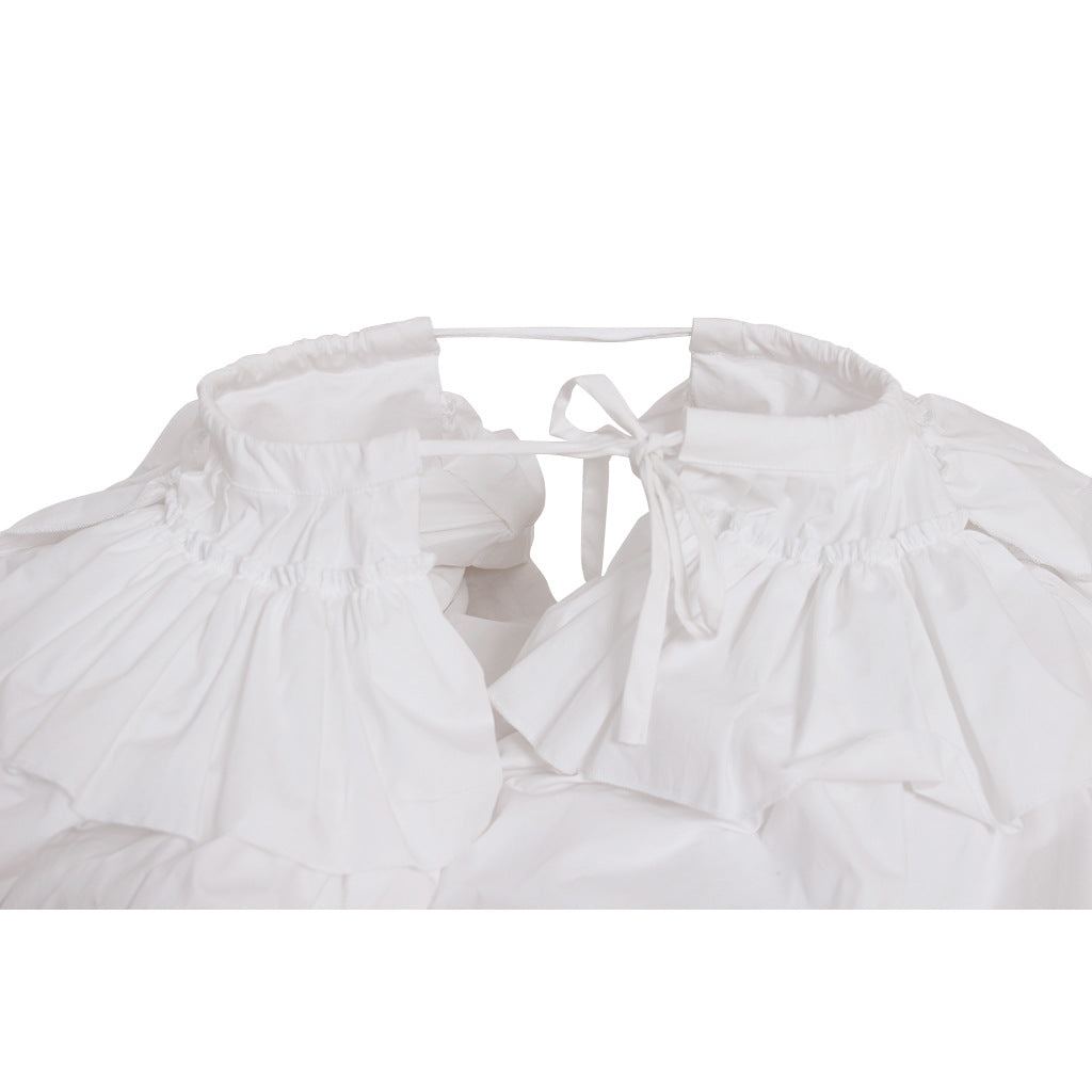 SSDH Baroque Pannier Petticoat Rococo Bustle Hoops Ruffled Cages Skirt Cosplay Lolita Underskirt Crinoline for Women