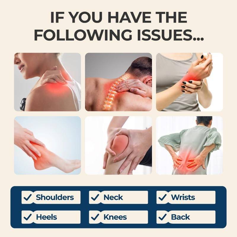 Soothing Strips 4PCS Natural Ingredients Patch for Neck Back Shoulder Knee Joint Muscle Soreness