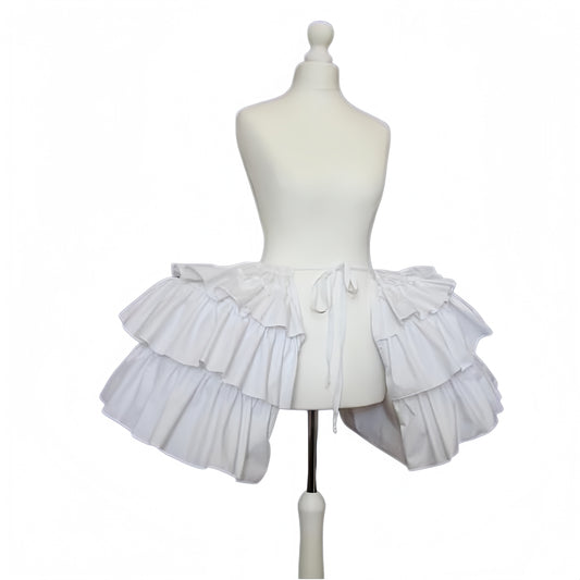 SSDH Baroque Pannier Petticoat Rococo Bustle Hoops Ruffled Cages Skirt Cosplay Lolita Underskirt Crinoline for Women