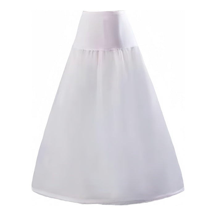SSDH One Hoop Crinoline Petticoat for Women, A-line Skirt Slips Long Underskirt for Wedding Dress Bridal Gown