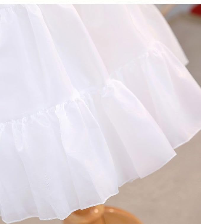 SSDH Women's Petticoat Crinoline Tulle Skirt Hoopless Skirt Tutu Half Slips for Dresses Underskirt Wedding Prom Dress