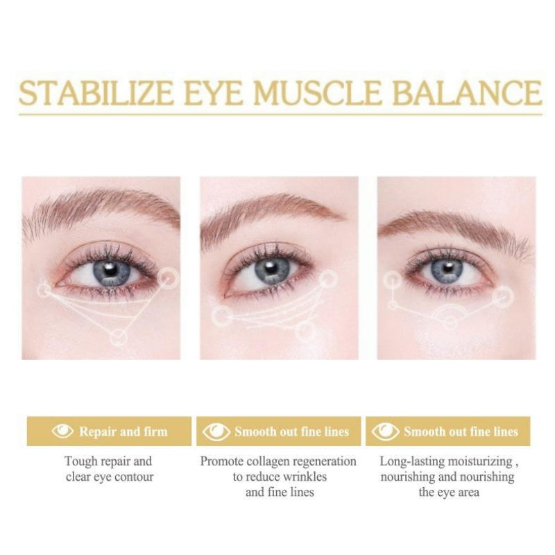24K Gold Collagen Eye Mask – Firming Under Eye Patches for Dark Circles & Fine Lines