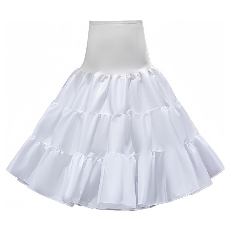 SSDH Women's Petticoat Crinoline Tulle Skirt Hoopless Skirt Tutu Half Slips for Dresses Underskirt Wedding Prom Dress