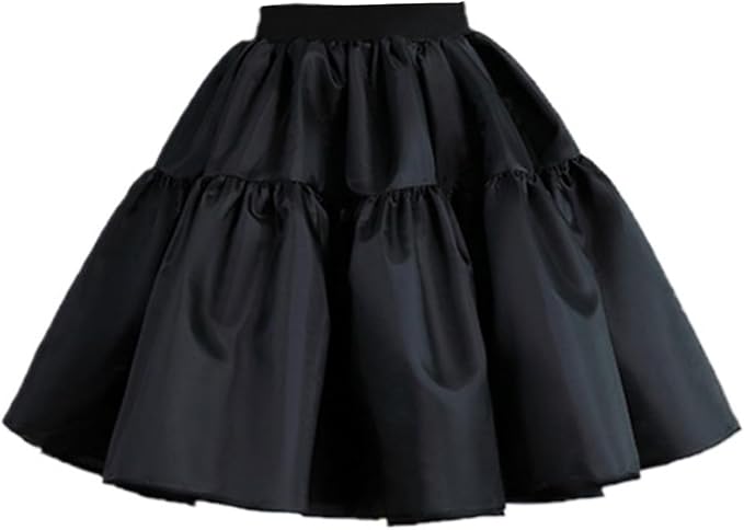 SSDH Women's Petticoat Crinoline Tulle Skirt Hoopless Skirt Tutu Half Slips for Dresses Underskirt Wedding Prom Dress