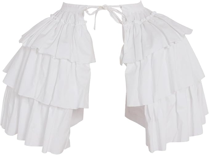 SSDH Baroque Pannier Petticoat Rococo Bustle Hoops Ruffled Cages Skirt Cosplay Lolita Underskirt Crinoline for Women