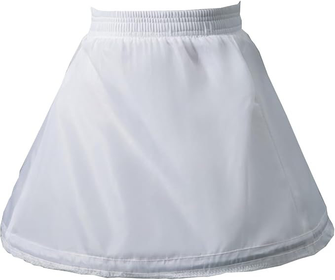 SSDH Girls Petticoat Wedding Flower Girls Underskirt Hoop Wedding Dress Lining Ballet Skirt A Line Crinoline for Women White