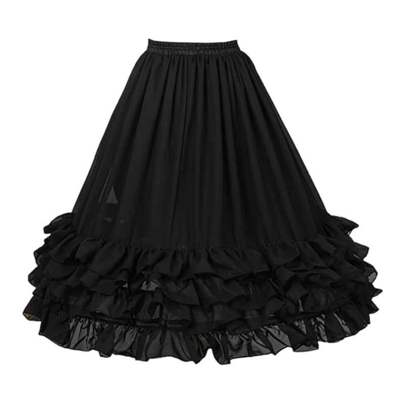 SSDH Women Crinoline Petticoat Cage 2 Hoops Skirt Short Half Slip Underskirt for Girls Lolita Cosplay Wedding Bridal Dress