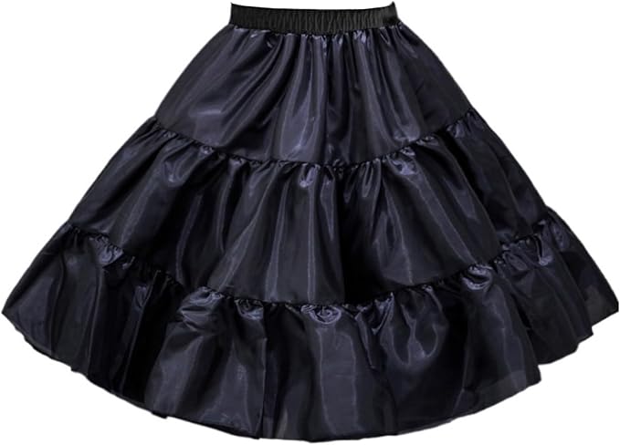 SSDH Women's Petticoat Crinoline Tulle Skirt Hoopless Skirt Tutu Half Slips for Dresses Underskirt Wedding Prom Dress