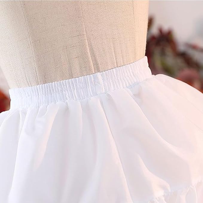 SSDH Women's Petticoat Crinoline Tulle Skirt Hoopless Skirt Tutu Half Slips for Dresses Underskirt Wedding Prom Dress
