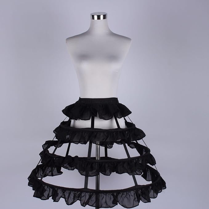 SSDH Girls Lolita Hollow Lotus Leaf Lace Bird Cage Fish Bone Skirt