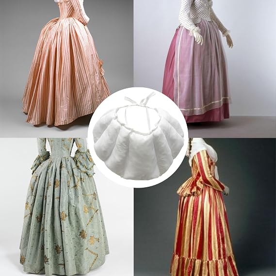 SSDH Elizabethan Tudor Bumroll Bum Pad White Petticoat Pannier Victorian Rump Pad Cosplay Costume Bustle Skirt