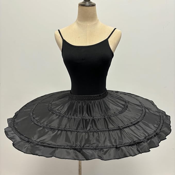 SSDH 3 Hoops Wedding Petticoats for Short Dress Ballet Skirt