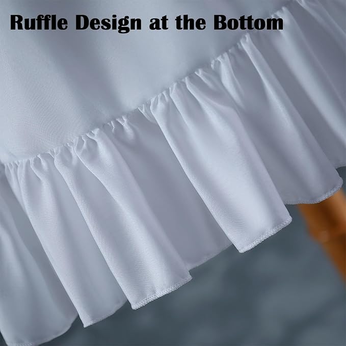 SSDH Women Crinoline Short Petticoat 2 Hoops Victorian Skirt