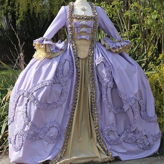 SSDH Women's Elizabeth Rococo Double Side Petticoat Crinoline Pannier for Victorian Prom Medieval Dress White