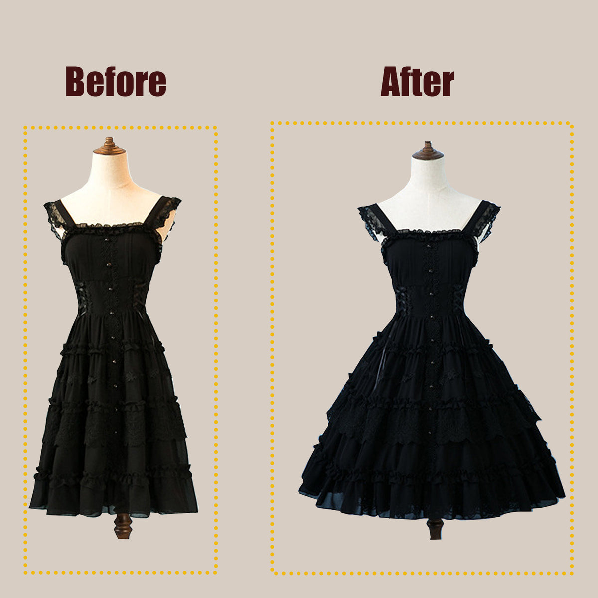 SSDH Women Chiffon Short Crinoline Petticoat Cage 2 Hoops Skirt