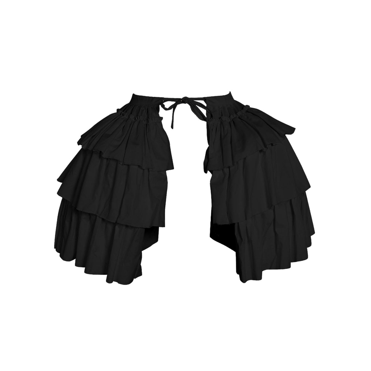 SSDH Baroque Pannier Petticoat Rococo Bustle Hoops Ruffled Cages Skirt Cosplay Lolita Underskirt Crinoline for Women