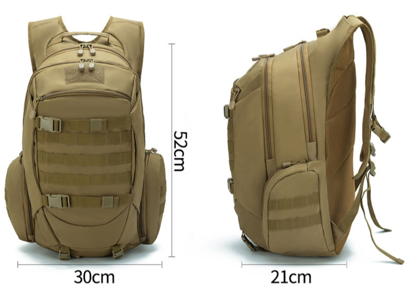 SSDH Tactical Backpack Outdoor Hiking Mountaineering Backpack Large Capacity Military Backpack