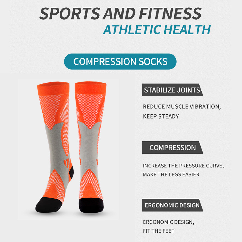 SSDH Compression Socks for Men & Women (20-30 mmHg) , is Best Support for Running,Nurses,Cycling.