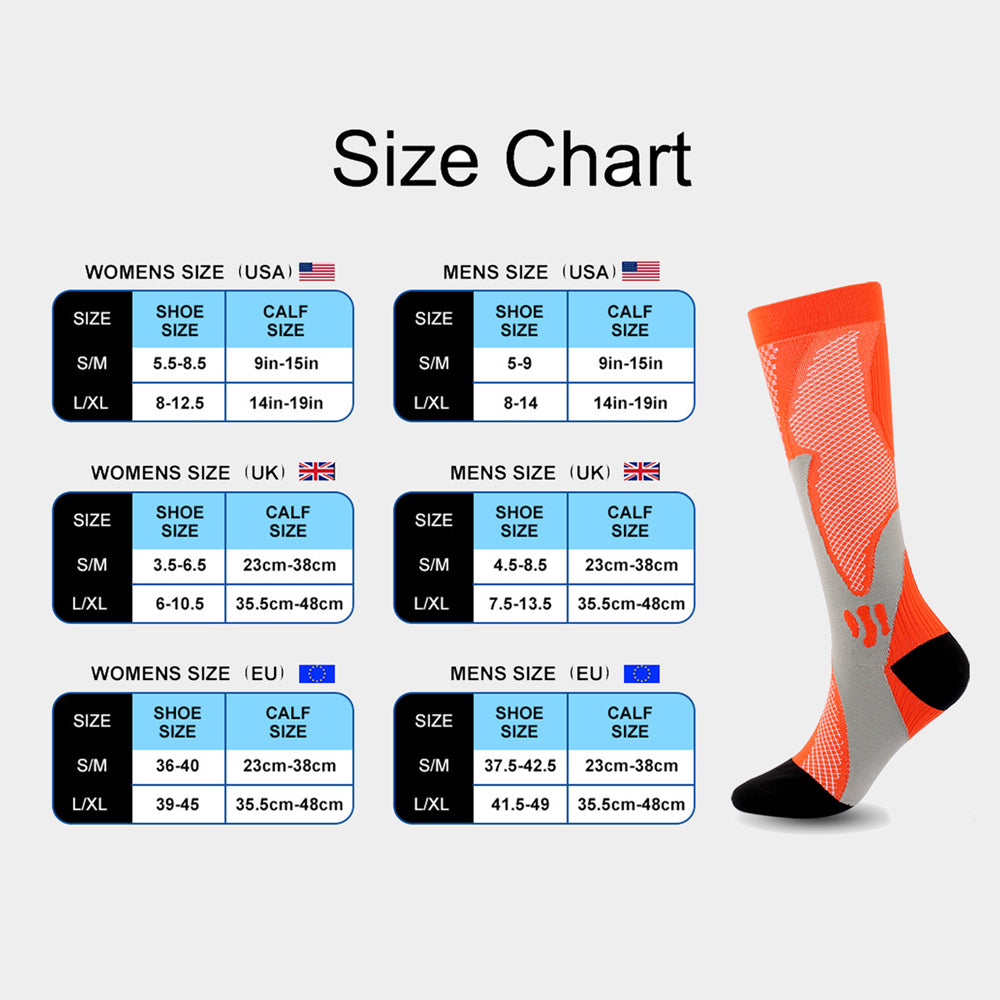 SSDH Compression Socks for Men & Women (20-30 mmHg) , is Best Support for Running,Nurses,Cycling.