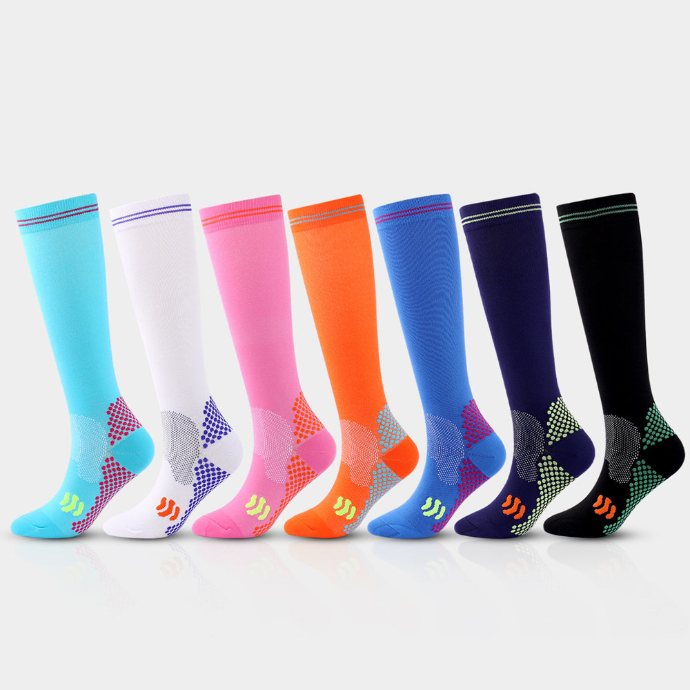 SSDH Compression Socks for Men & Women (20-30 mmHg) , is Best Support for Running,Nurses,Cycling.