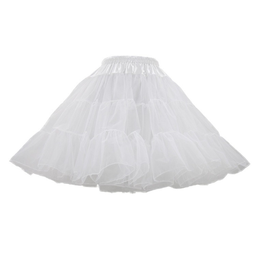 SSDH 3-Layered Pleated Lolita Tulle Petticoat Tutu Puffy Party Cosplay Princess Underskirt