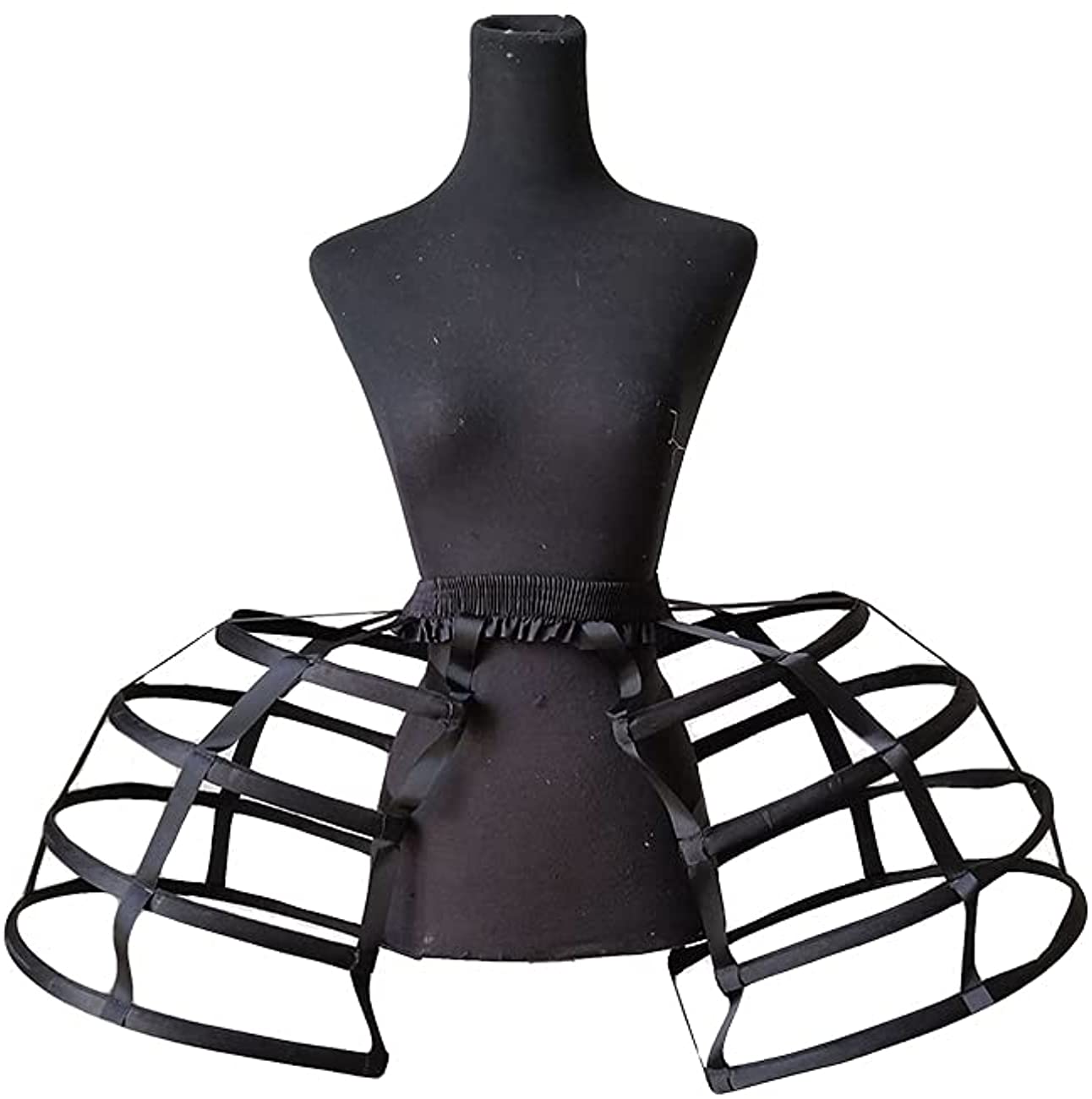 SSDH Satin Cutout Four-Layer Bilateral Bird Cage Fishbone Crinoline Cosplay Violence Lolita Crinoline