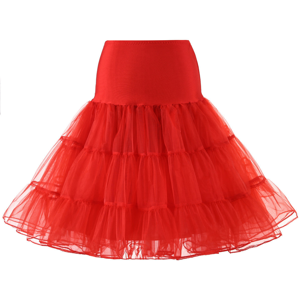 SSDH 50s Petticoat Skirt Rockabilly Dress Crinoline Underskirts for Women