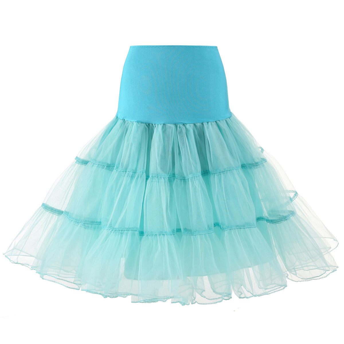 SSDH 50s Petticoat Skirt Rockabilly Dress Crinoline Underskirts for Women