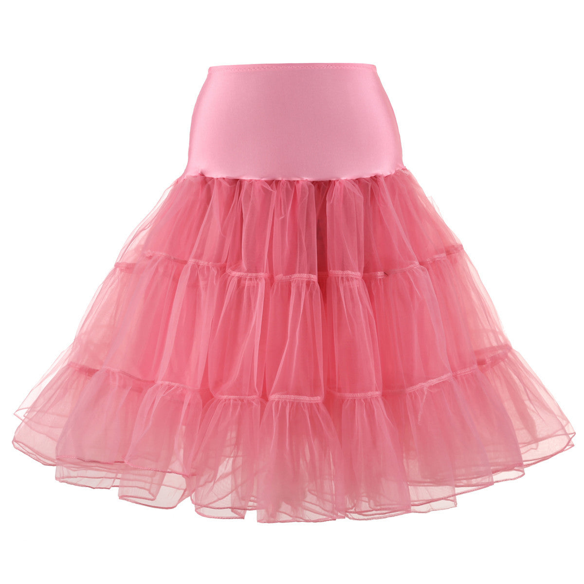 SSDH 50s Petticoat Skirt Rockabilly Dress Crinoline Underskirts for Women