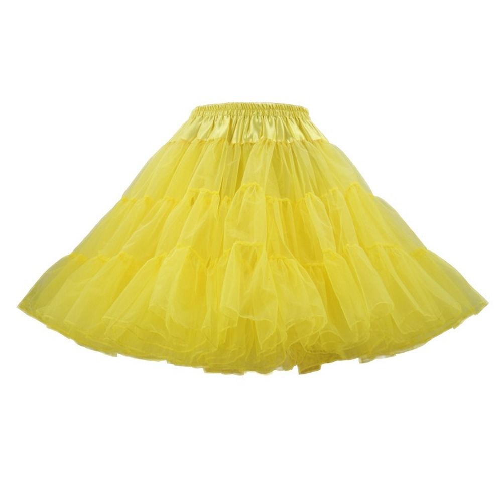 SSDH 3-Layered Pleated Lolita Tulle Petticoat Tutu Puffy Party Cosplay Princess Underskirt