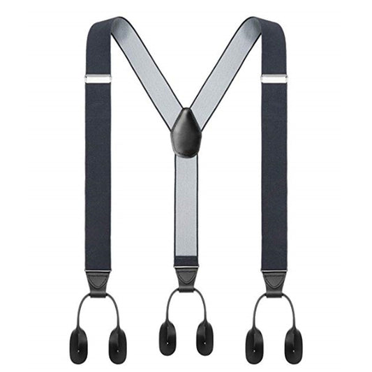 SSDH Suspender for Men Adjustable Y shape Formal Suspender Button End Elastic Suspenders