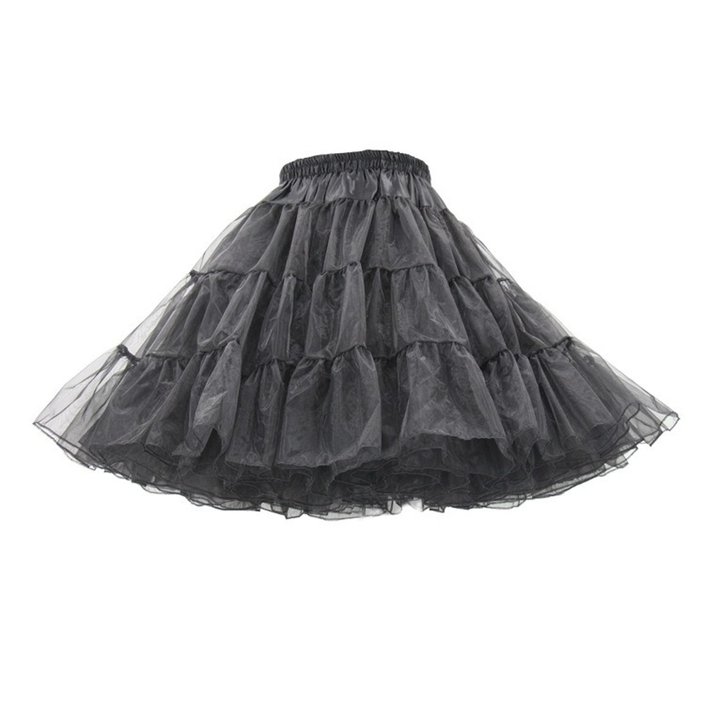 SSDH 3-Layered Pleated Lolita Tulle Petticoat Tutu Puffy Party Cosplay Princess Underskirt